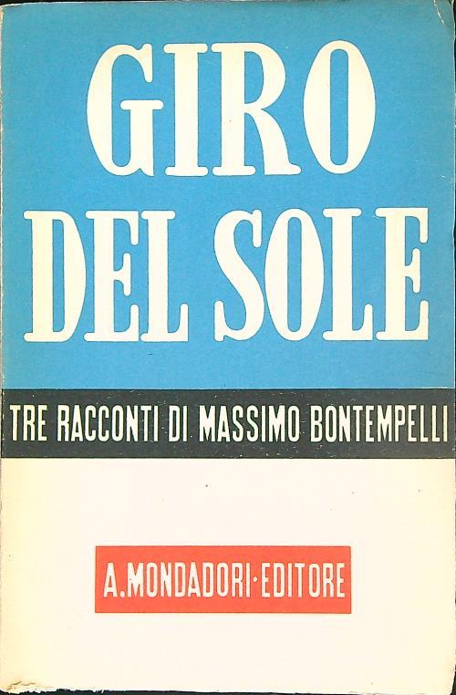 Giro del sole - Massimo Bontempelli - copertina