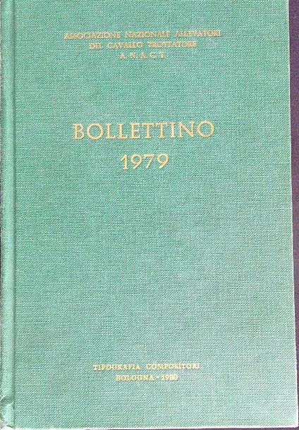 Bollettino 1979 - copertina