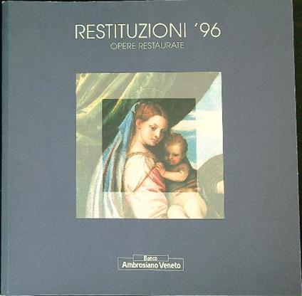 Restituzionì96. Opere Restaurate - copertina