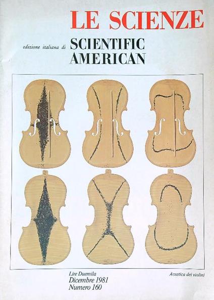 Le Scienze. Ed. It. Scientific American n. 160/1981 - copertina