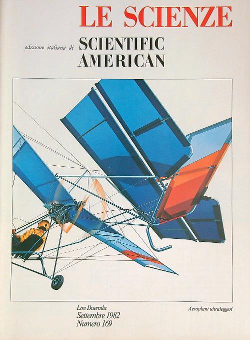 Le Scienze. Ed. It. Scientific American n. 169/1982 - copertina