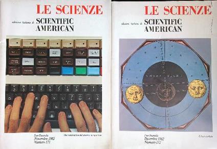 Le Scienze. Ed. It. Scientific American n. 171-172/ 1982 - copertina
