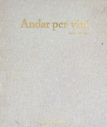 Andar per vini   - Tullio De Rosa - copertina