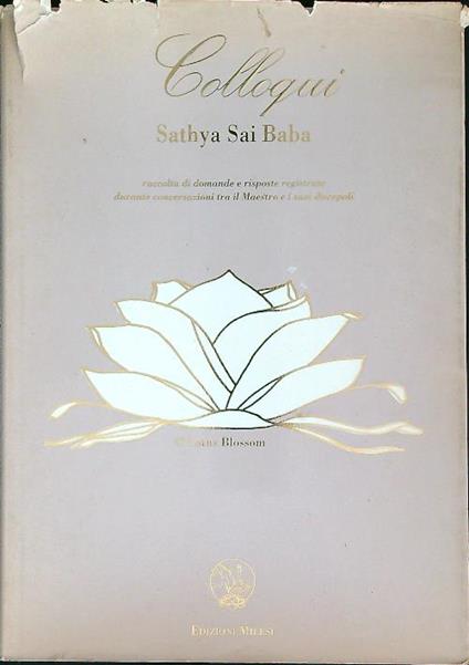 Colloqui - Sathya baba - copertina