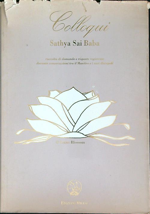 Colloqui - Sathya baba - copertina