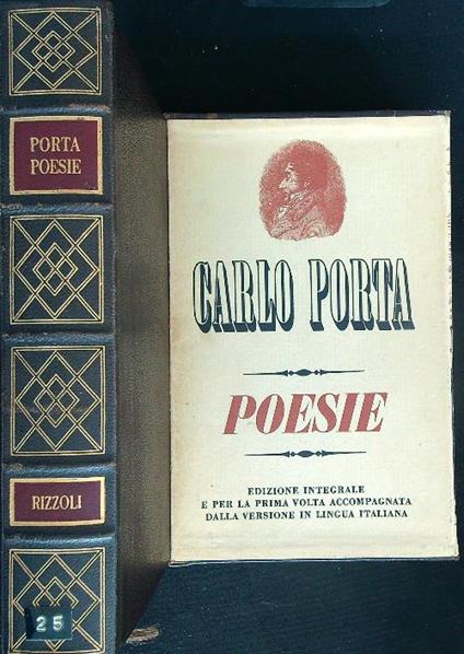Poesie - Carlio Porta - copertina