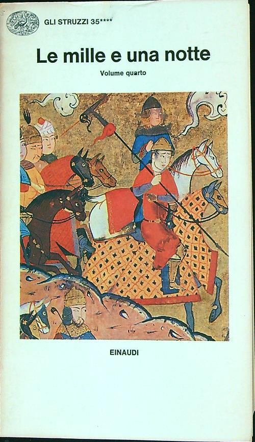 Le mille e una notte - Volume Quarto   - copertina