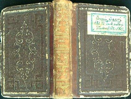 Inni sacri ed odi . 3 vv in unico tomo - copertina