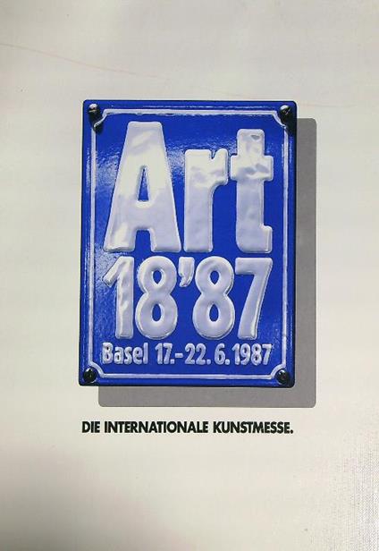 Art 18'87 Basel 17-22.6.1987  - copertina