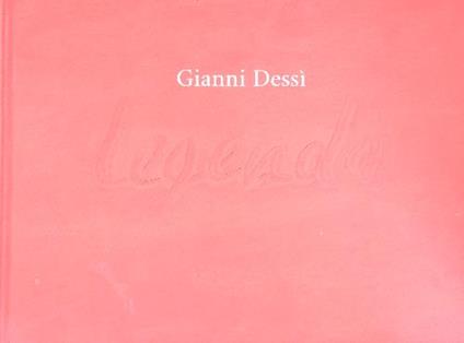 Gianni Dessì Legenda  - Giovanni Careri - copertina