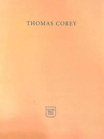 Thomas Corey - copertina
