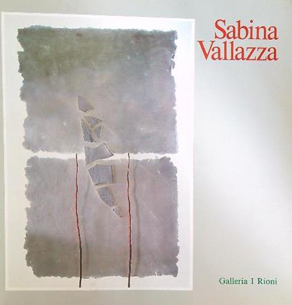 Sabina Vallazza - copertina