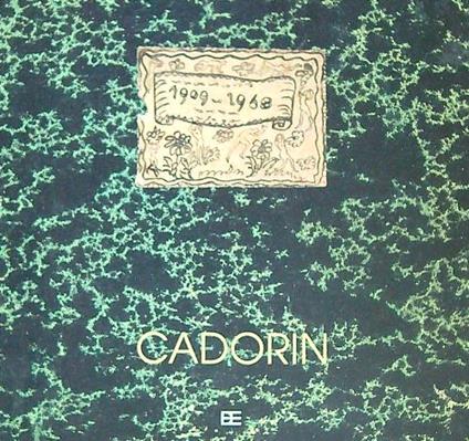 Guido Cadorin studi 1909-1968. Opere su carta - copertina