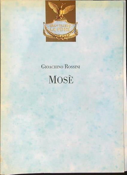 Mosè - Gioachino Rossini - copertina