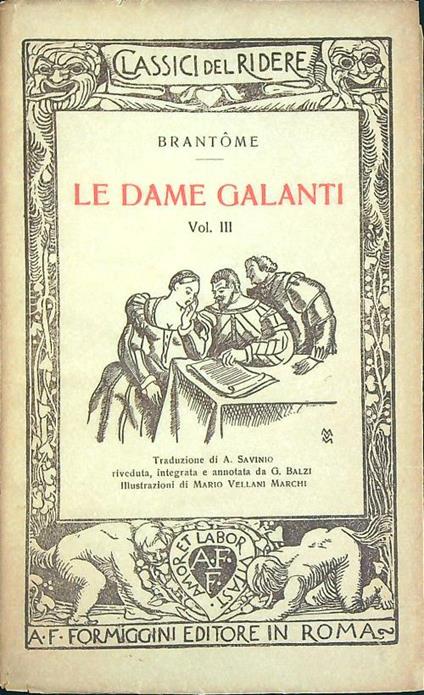 Le dame galanti . Vol 3 - Brantôme - copertina
