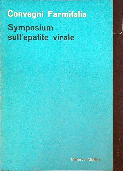 Symposium sull'epatite virale - copertina