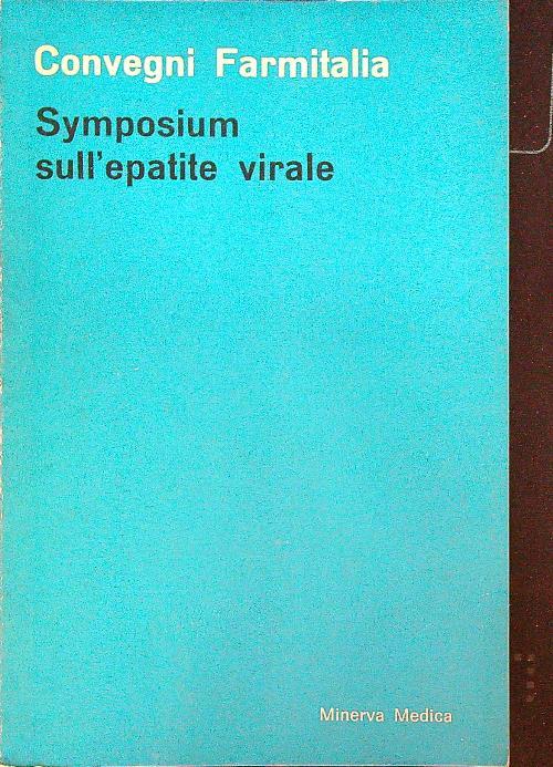 Symposium sull'epatite virale - copertina