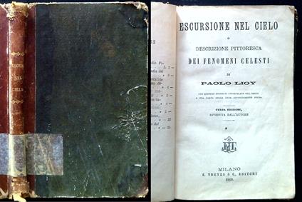 Escursione nel cielo o descrizione pittoresca dei fenomeni celesti - Paolo Lioy - copertina