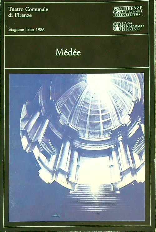 Teatro Comunale di Firenze 1986 Medee - copertina
