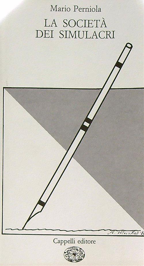 La società dei simulacri   - Mario Perniola - copertina