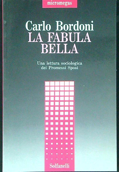 La  fabula bella - Carlo Bordoni - copertina