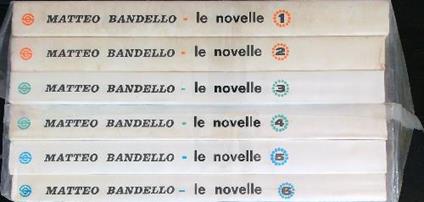 novelle. 6v - Matteo bandello - copertina