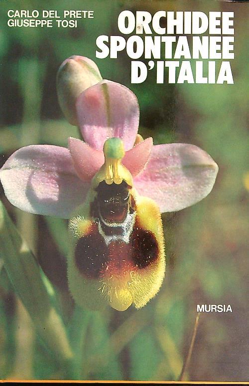 Orchidee spontanee d'Italia  - Giuseppe Tosi - copertina