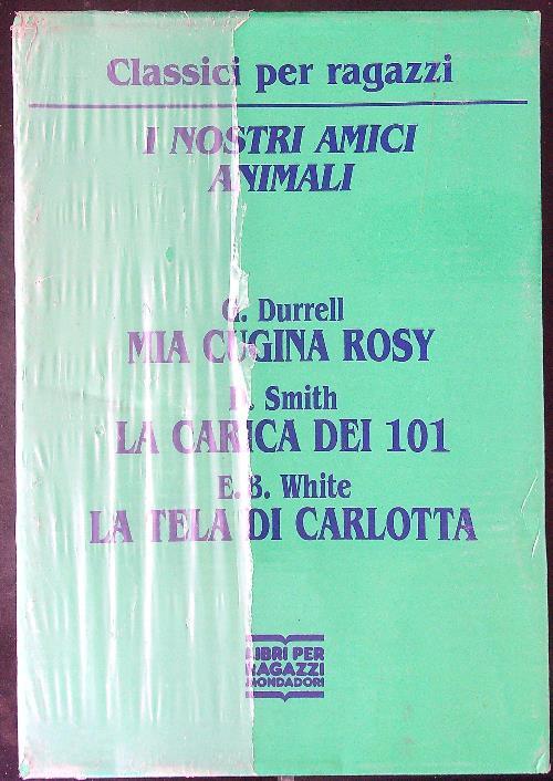 I  nostri amici animali 3 vv - copertina