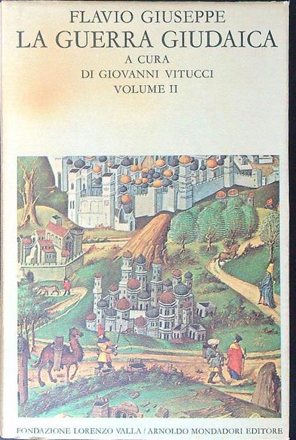 La  guerra Giudaica Vol II - Flavio Giuseppe - copertina