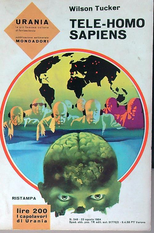 Tele-Homo Sapiens  - Wilson Tucker - copertina
