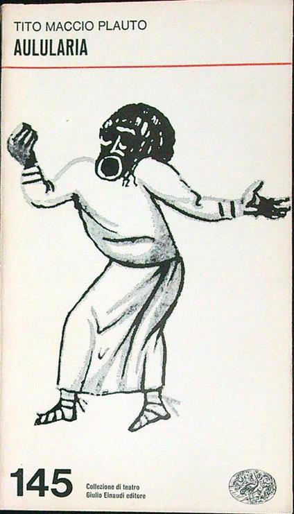 Aulularia - Tito Plauto - copertina