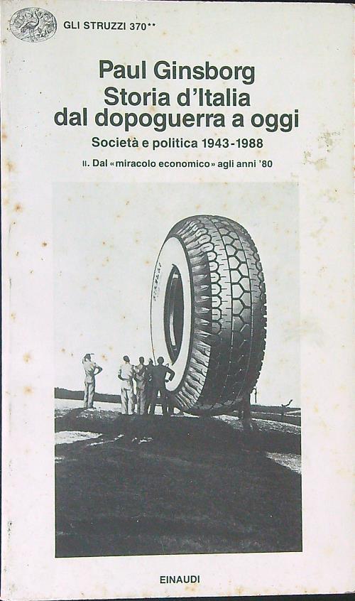 Storia d'Italia dal dopoguerra a oggi II - Paul Ginsborg - copertina