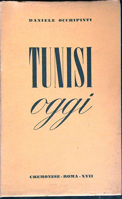 Tunisi oggi  - Daniele Occhipinti - copertina