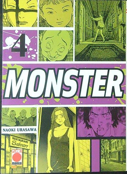Monster 4 - Naoki Urasawa - copertina