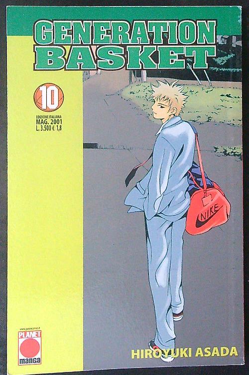 Generation Basket 10 - Hiroyuki Asada - copertina