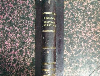 Le comte de Cavour  - Charles De Mazade - copertina