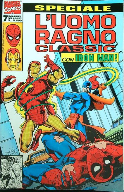 Marvel Classic  7 - Speciale L'Uomo Ragno classic con Iron Man - copertina