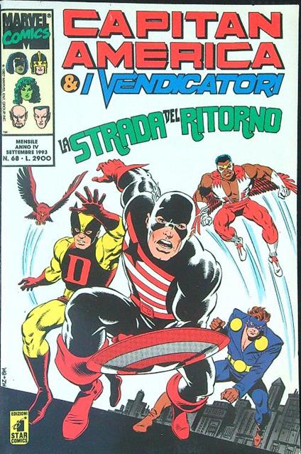 Capitan America & i vendicatori n 68 / Settembre 1993 - copertina