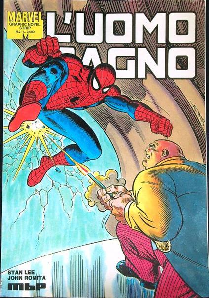 Marvel Graphic Novel Stip 2 - L'Uomo Ragno - copertina