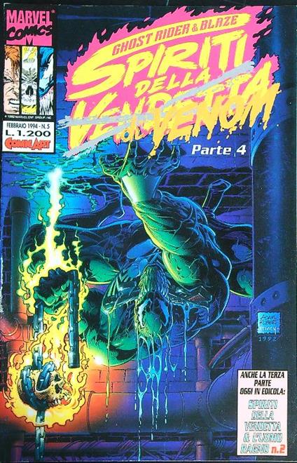 Capolavori dei Comics 5/ 1994 - Spiriti della Vendetta - copertina