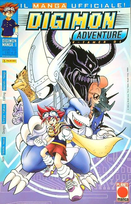 Digimon Adventure 1/2001 - copertina