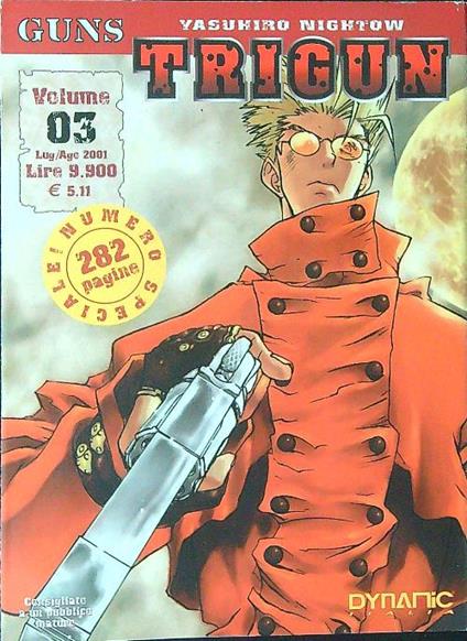 Guns Trigun 03 - Yasuhiro Nightow - copertina