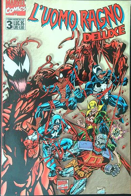 L' uomo ragno deluxe Maximum carnage 3 / Luglio 95 - copertina