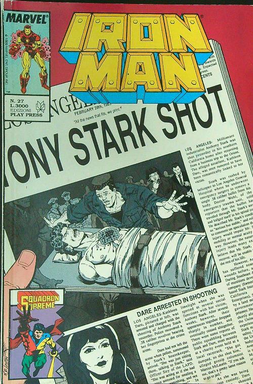 Iron Man 27 - copertina