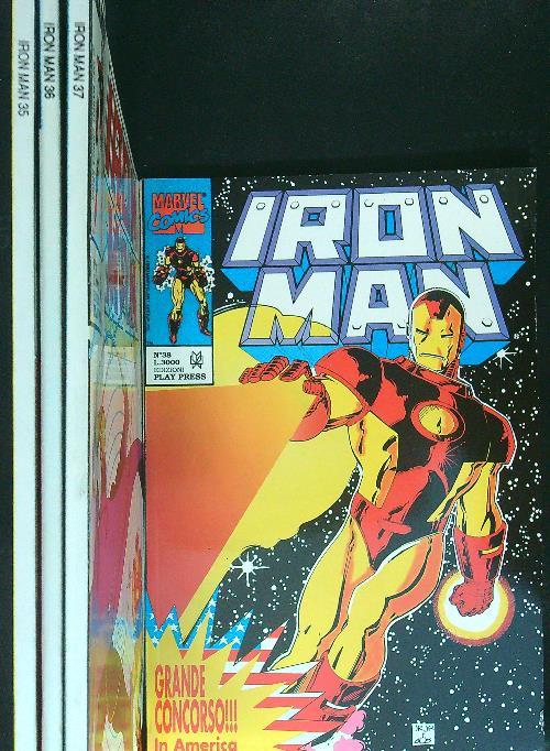 Iron Man Lotto dal n 35 al n 38 - copertina