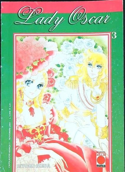 Lady Oscar 3 - Riyoko Ikeda - copertina