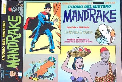 Mandrake  La regina d'ebano - Lee Falk,Phil Davis - copertina
