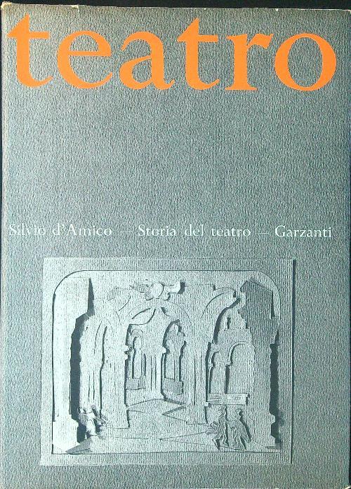 Storia del teatro 3 L'Ottocento - Silvio D'Amico - copertina