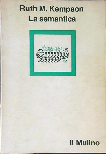 La  semantica - Ruth M. Kempson - copertina