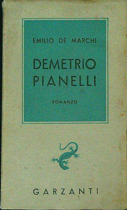 Demetrio Pianelli   - Emilio De Marchi - copertina
